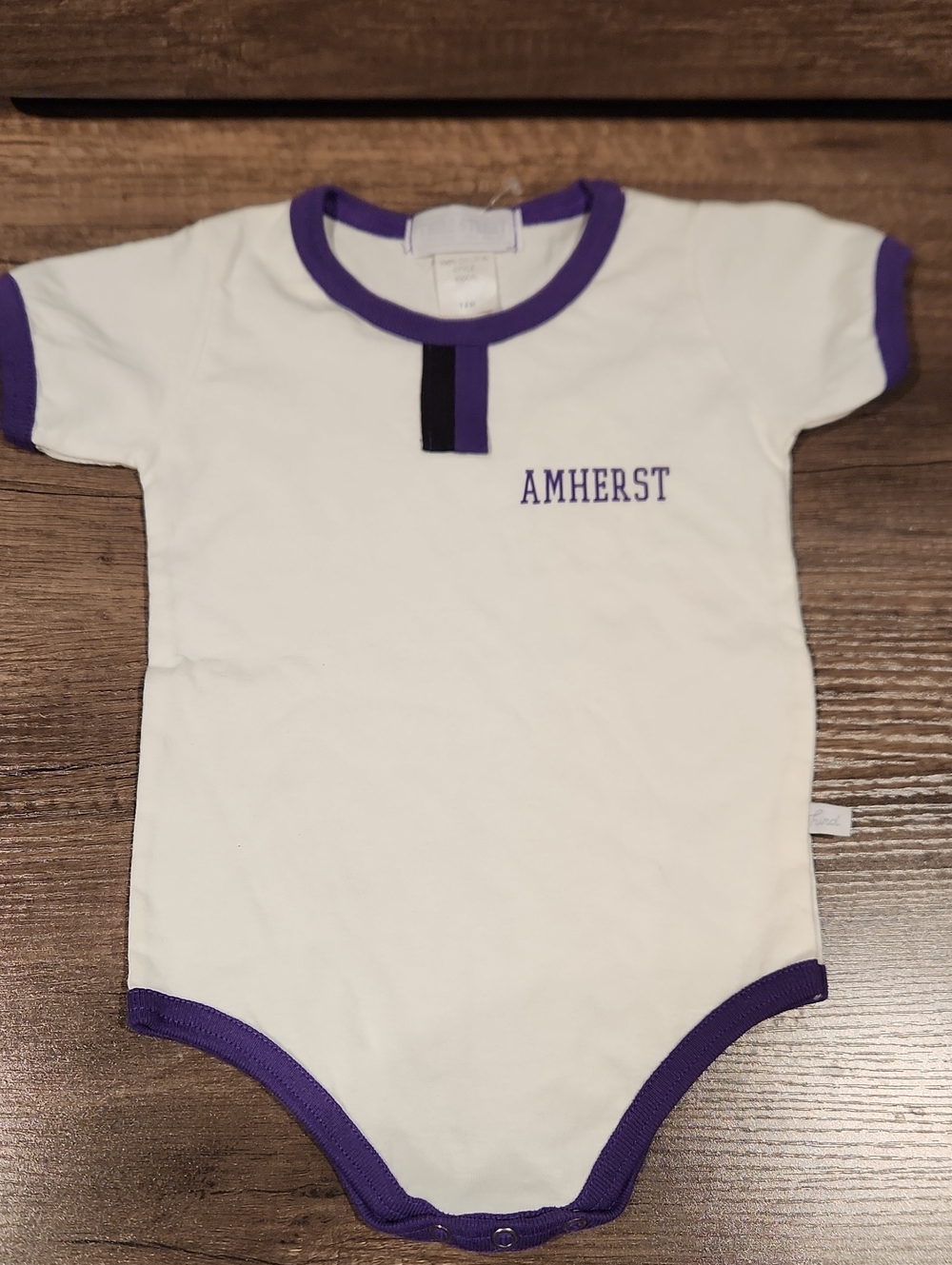 NWOT Third Street Amherst Unisex Infant sz 18M 100% cotton Onesie